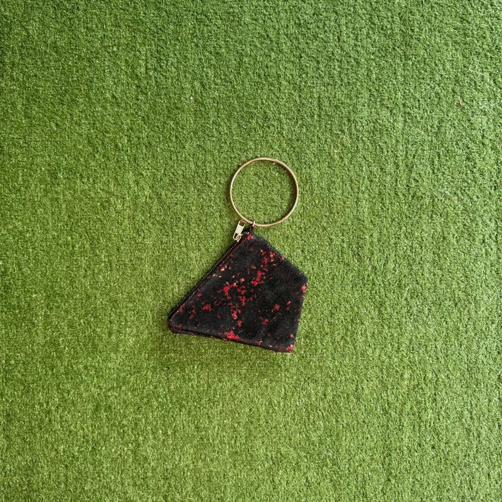Red Ring Handle Purse